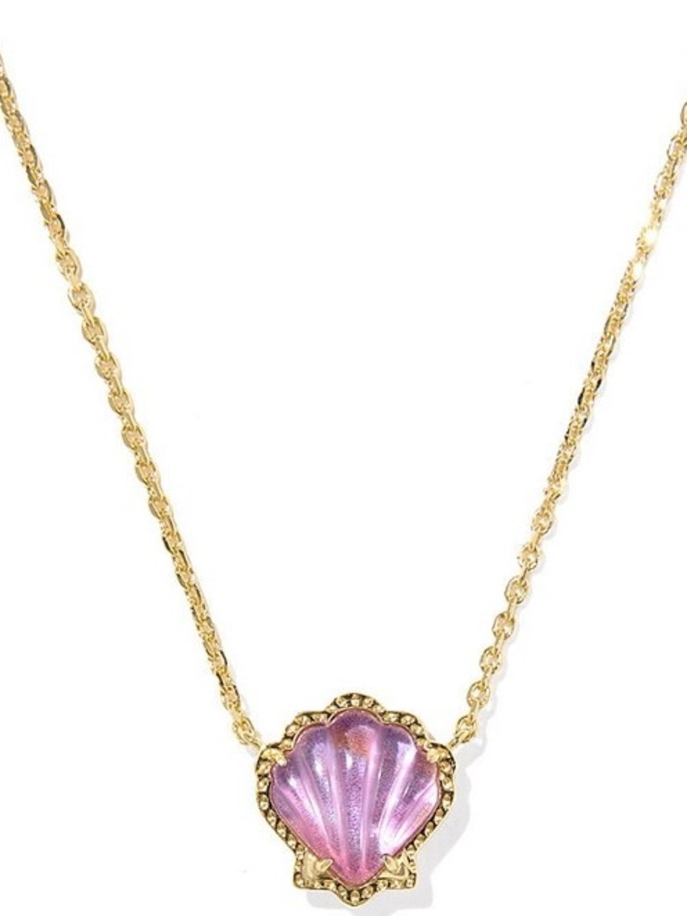 Kendra Scott, the Brynne Abalone Shell Short Pendant Necklace